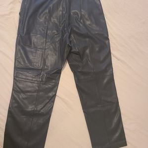 H&M pleather pants